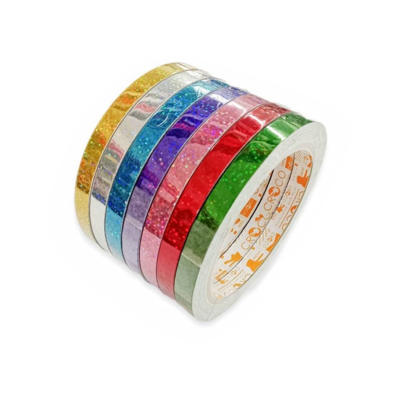 เทปสติ๊กเกอร์ตีเส้น เลเซอร์ <br> CROCO 9มม.x9หลา