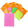 สติกเกอร์วงกลม สีสะท้อนแสง <br> ครอคโค 12มม. 1,080ดวง/แพ็ค