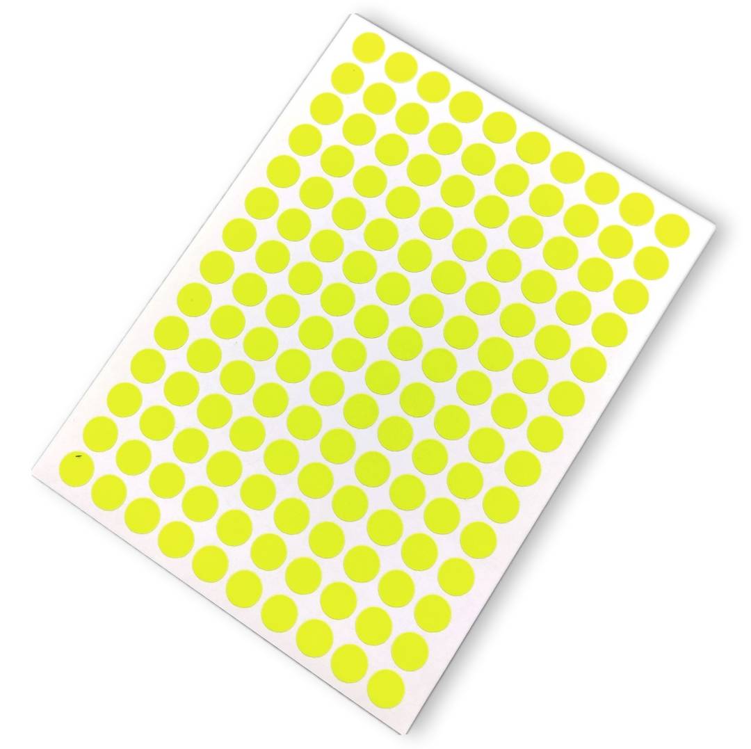 สติกเกอร์วงกลม สีสะท้อนแสง <br> ครอคโค 10มม. 1,400ดวง/แพ็ค