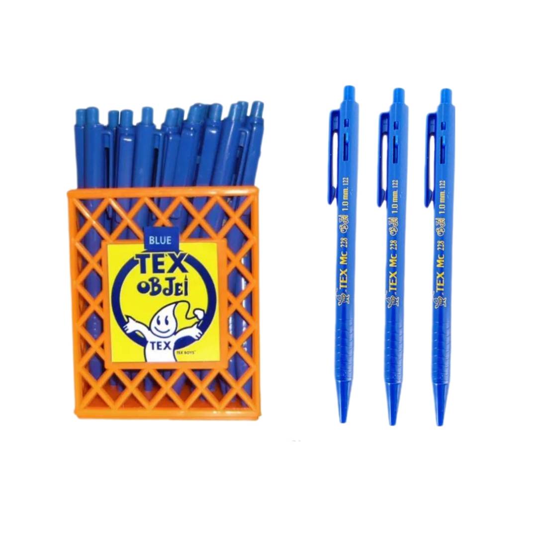 ปากกาลูกลื่น TEX <br> MC-228 50ด้าม/แพ็ค