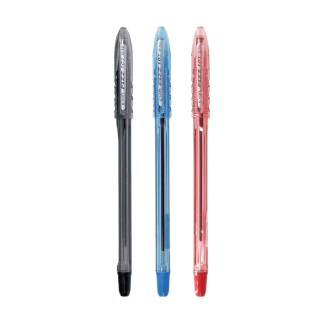 ปากกาลูกลื่น จีซอฟท์ FIZZ 101 <br> 0.38มม.  12ด้าม/แพ็ค