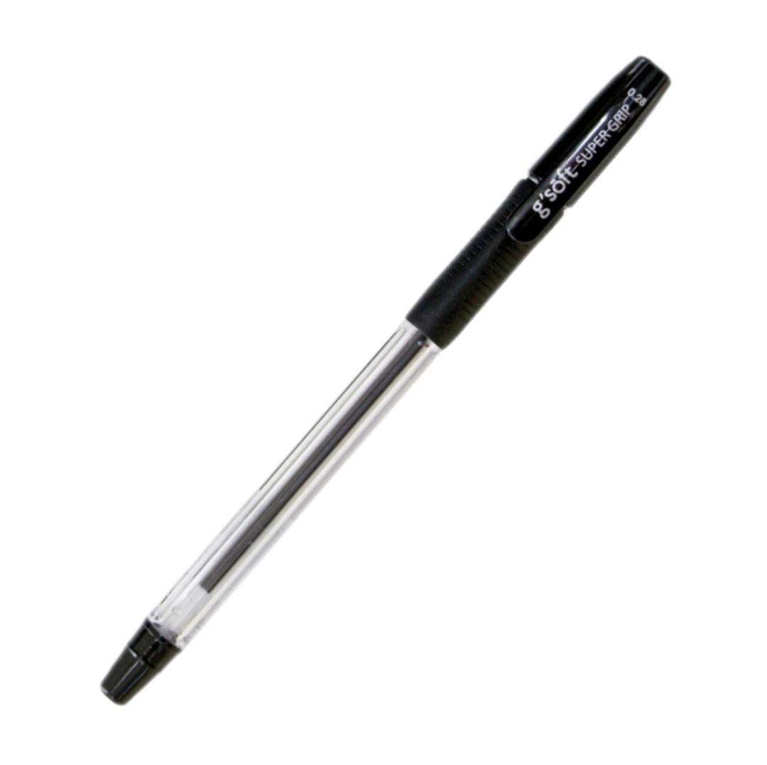 ปากกาลูกลื่น จีซอฟท์ SUPER GRIP <br> 0.28มม.  12ด้าม/แพ็ค