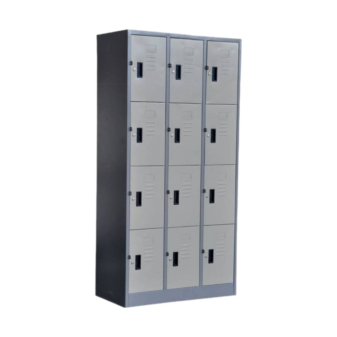 ตู้ล็อกเกอร์ 12 ประตู <br> รุ่น Seth (เซธ) <br> 91W x 45D x 182H cm.