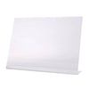 ป้ายอะคริลิคตั้งโต๊ะ แพลนโก <br> แนวนอนเอียง 1หน้า <br> 15x21ซม. (A5)