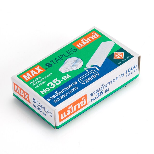 ลวดเย็บกระดาษ แม็กซ์ <br> 35-1M (24กล่อง/แพ็ค)