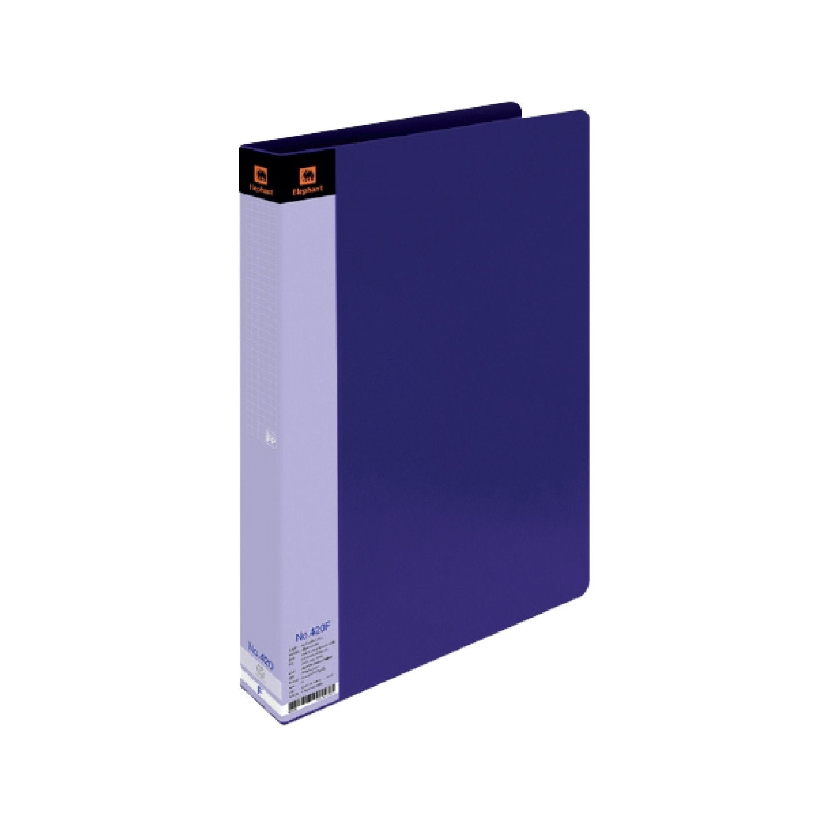 แฟ้ม 2 ห่วง ตราช้าง 420F <br> พลาสติก