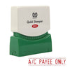 ตรายางหมึกในตัว ซันบี้ <br> A/C PAYEE ONLY
