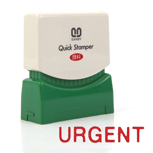 ตรายางหมึกในตัว ซันบี้ <br> URGENT