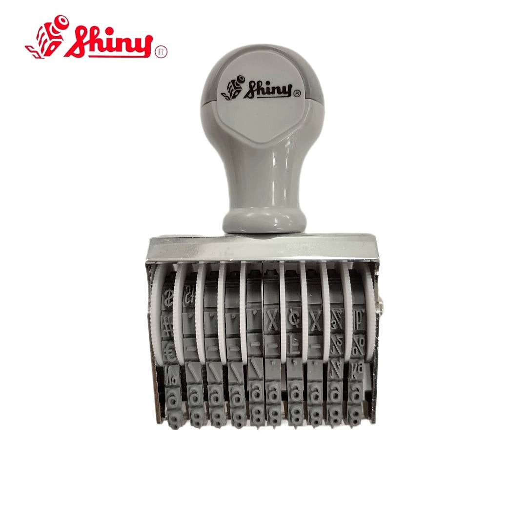 ตรายางตัวเลข ชินนี่ N-410 <br> 10หลัก 4มม.