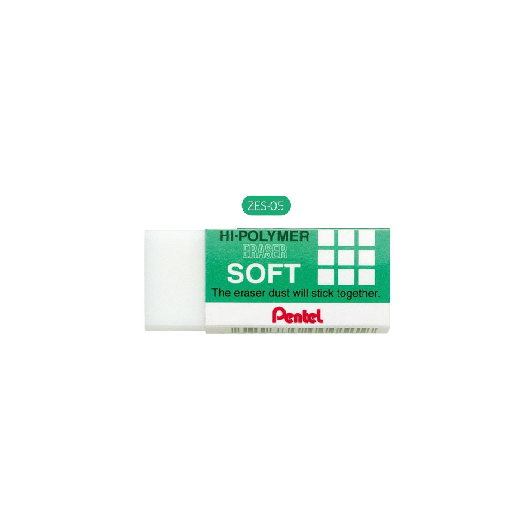 ยางลบดินสอ เพนเทล Soft <br>Hi-Polymer ZES-05