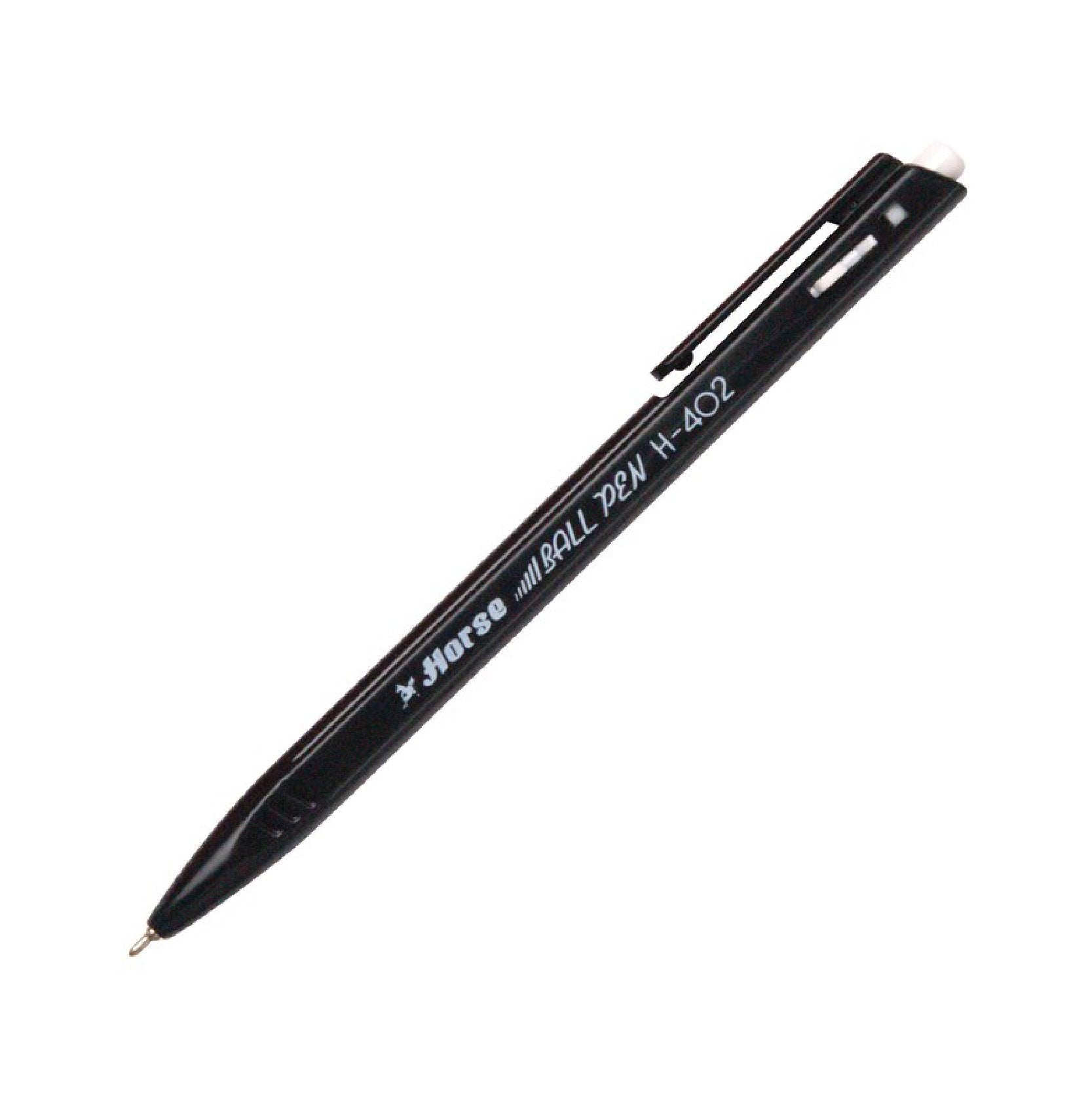 ปากกาลูกลื่น ตราม้า H-402 <br>0.7มม. 50ด้าม/กระปุก
