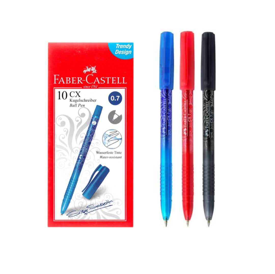 ปากกาลูกลื่น เฟเบอร์ คาสเทล <br> CX-7 0.7มม. 10ด้าม/กล่อง