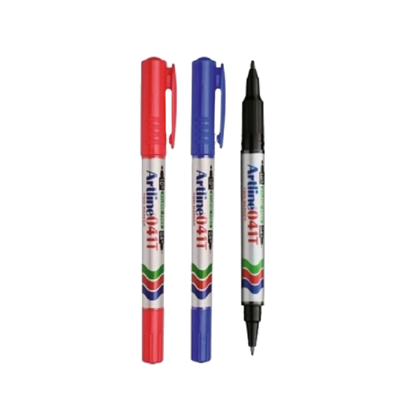 ปากกาเคมี อาร์ทไลน์ <br>EK-041T 2 หัว