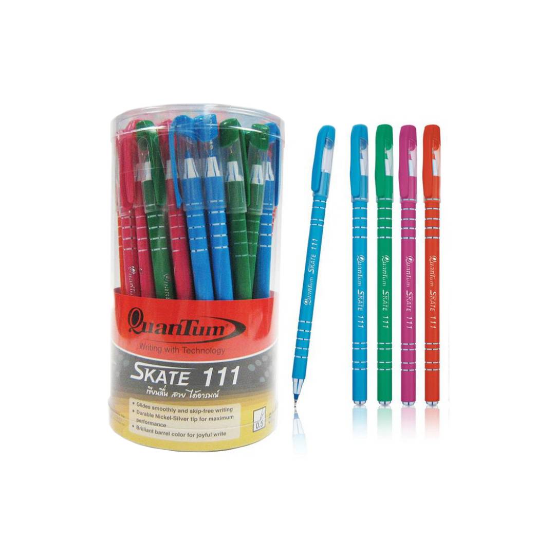 ปากกาลูกลื่น ควอนตั้ม SKAET 111 <br> 0.5มม. 50ด้าม/แพ็ค