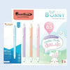 ปากกาหมึกเจล ควอนตั้ม BUNNY <br> 0.5มม. สีน้ำเงิน 12ด้าม/กล่อง