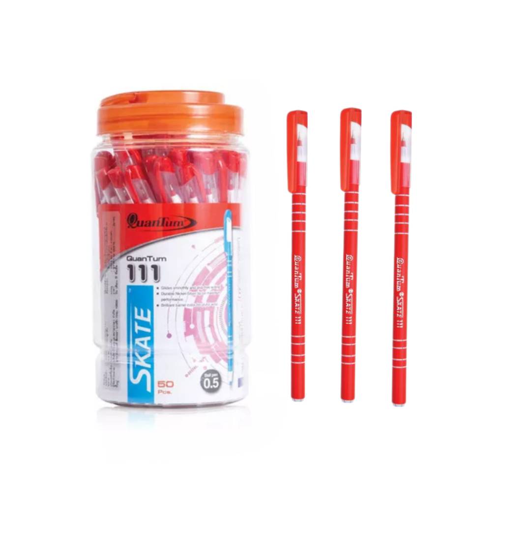 ปากกาลูกลื่น ควอนตั้ม SKAET 111 <br> 0.5มม. 50ด้าม/แพ็ค