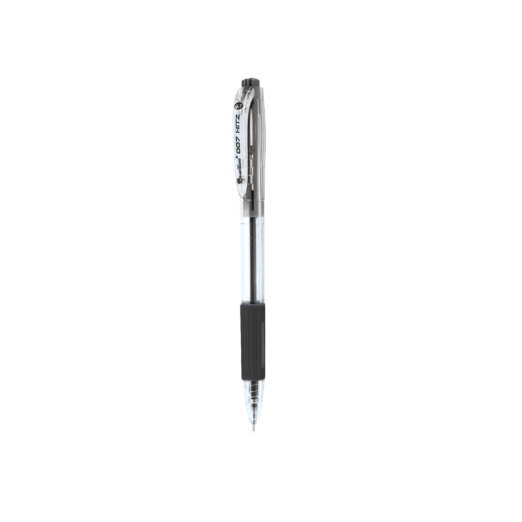 ปากกาควอนตั้ม เจลโล่บอล <br> QCGB 007มม. GRIP 50ด้าม/กระปุก