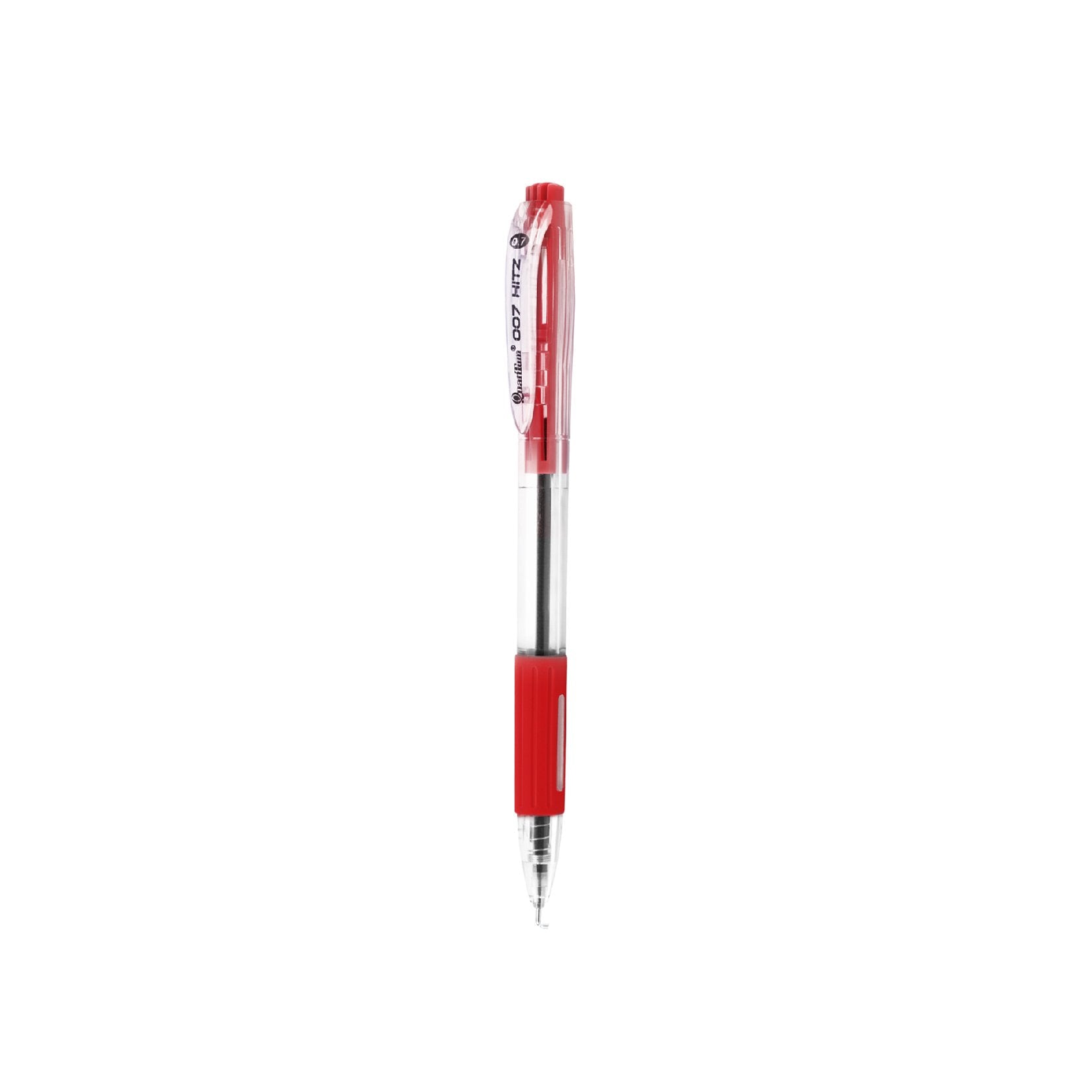 ปากกาควอนตั้ม เจลโล่บอล <br> QCGB 007มม. GRIP 50ด้าม/กระปุก