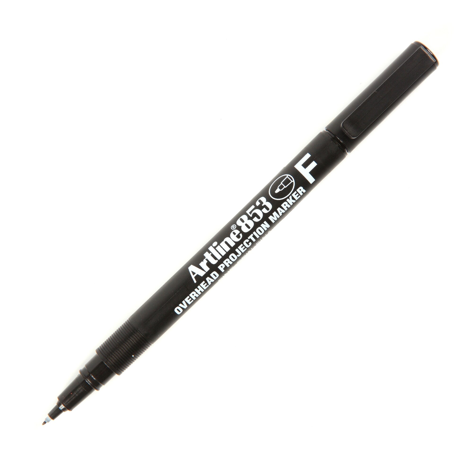 ปากกาเขียนแผ่นใส อาร์ตไลน์ <br> EK-853 F 0.5มม. ลบไม่ได้