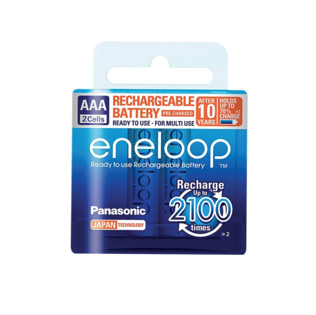 ถ่านชาร์จ Panasonic enerloop <br> AAA 800mAh 2ก้อน/แพ็ค
