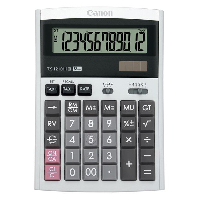 เครื่องคิดเลข CANON <br> TX-1210Hi III 12 หลัก