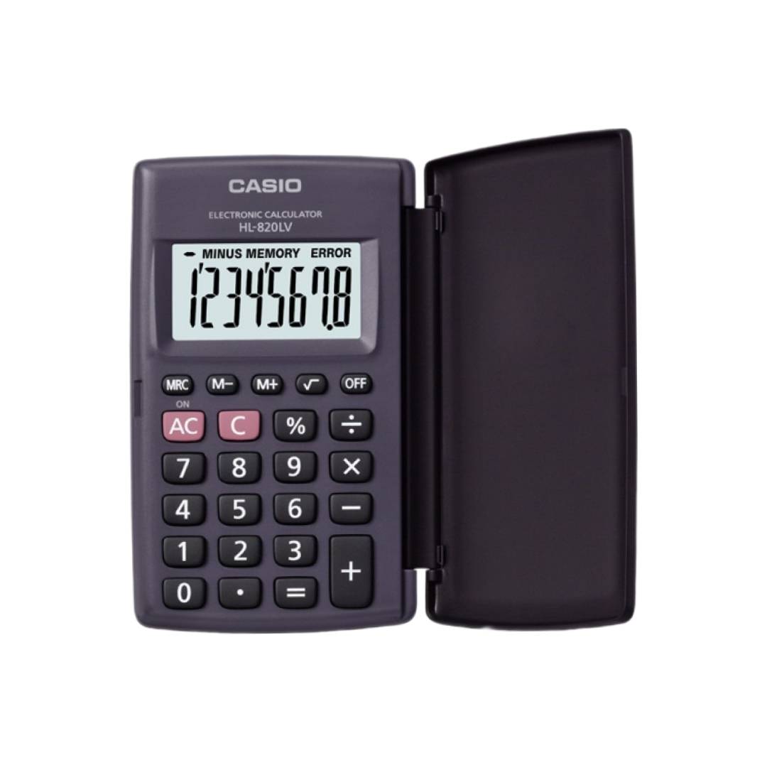 เครื่องคิดเลข คาสิโอ <br> HL-820LV 8หลัก