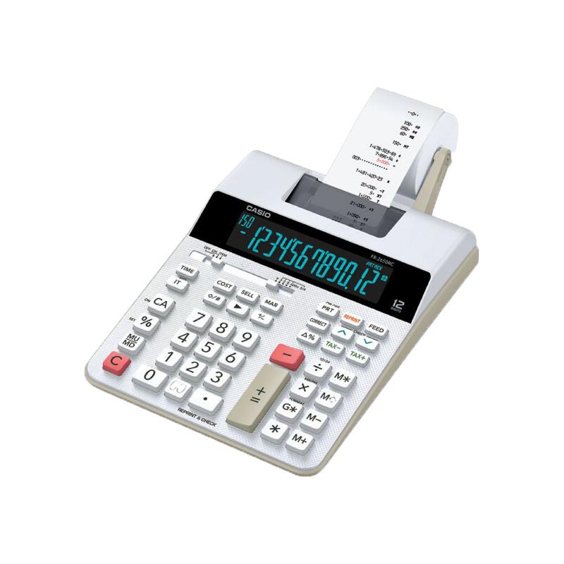 เครื่องคิดเลข คาสิโอ <br>FR-2650 RC 12หลัก