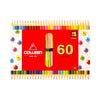 ดินสอสีไม้ คอลลีน 787 <br> 60สี 30แท่ง (2หัว)
