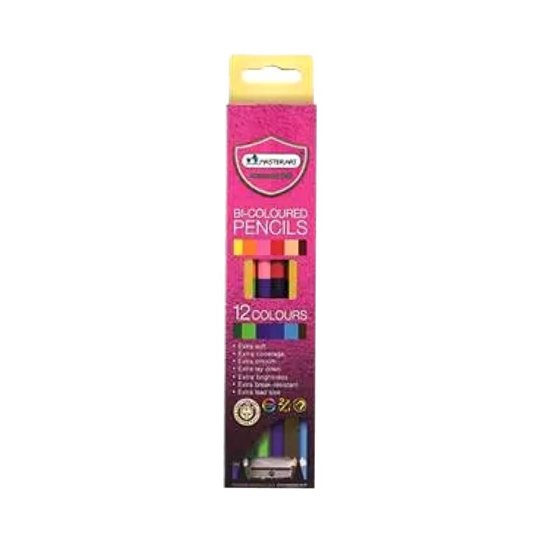 ดินสอสี มาสเตอร์อาร์ต <br> 12สี 6แท่ง