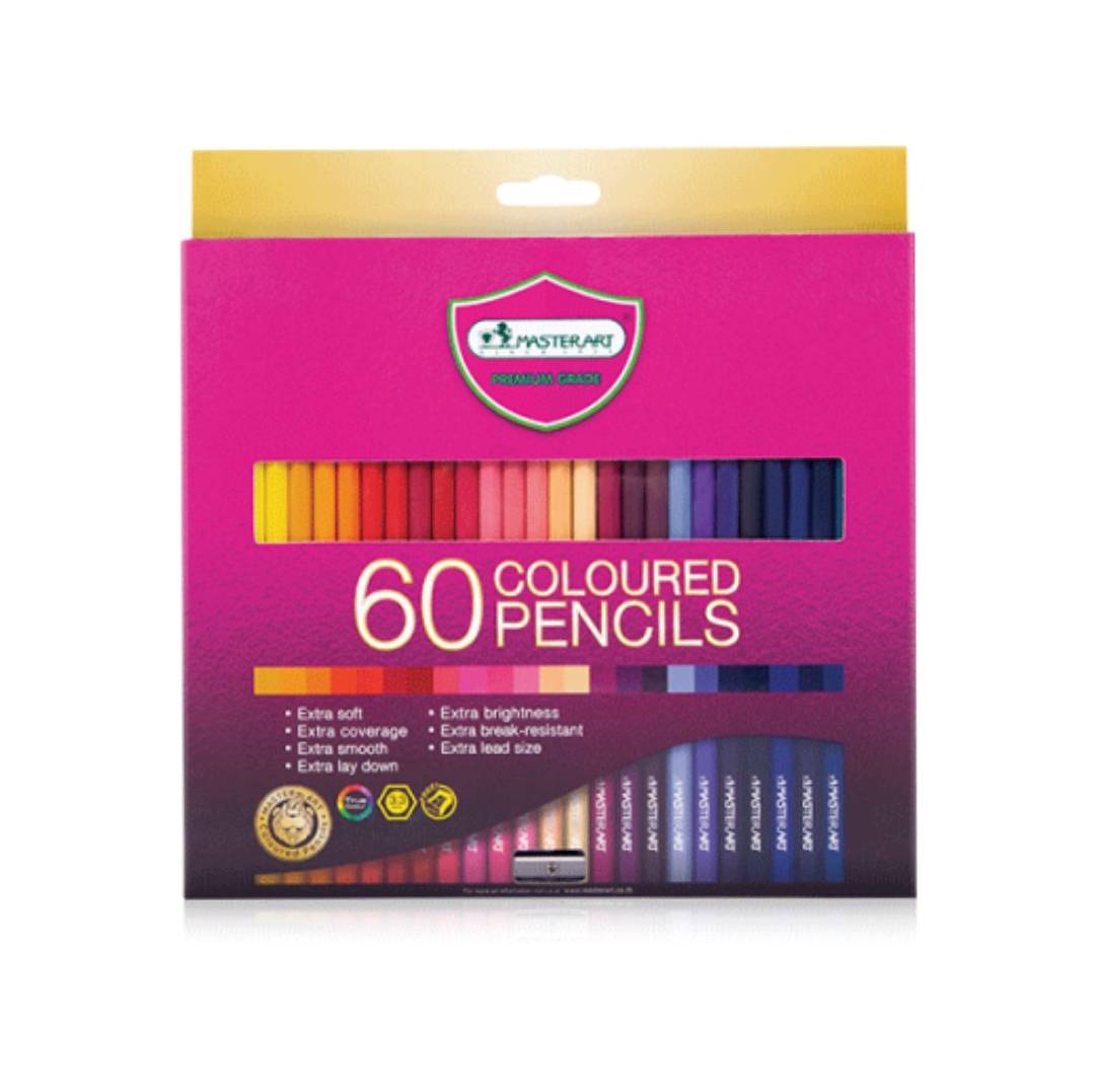 ดินสอสี มาสเตอร์อาร์ต <br> 60สี 60แท่ง