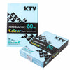 กระดาษปอนด์สี KTV 80g <br> A4 500 แผ่น/รีม สีอ่อน