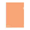แฟ้มพับ พลาสติก ตราช้าง <br> 410 A4 12แฟ้ม/ห่อ
