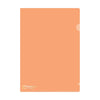 แฟ้มพับ พลาสติก ตราช้าง <br> 410 A4 12แฟ้ม/ห่อ