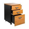ตู้ 3 ลิ้นชักล้อเลื่อน วางใต้โต๊ะ <br> รุ่น Stone (สโตน) <br> 42.2W x 50D x 68H cm.