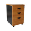 ตู้ 3 ลิ้นชักล้อเลื่อน วางใต้โต๊ะ <br> รุ่น Stone (สโตน) <br> 42.2W x 50D x 68H cm.