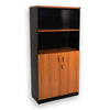 ตู้เอกสาร 2ช่องโล่ง 2บานเปิด <br> รุ่น Carissel (คาริสเซล) <br> 80W x 40D x 160H cm.