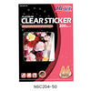 สติกเกอร์ใส INK JET HI-JET <br> NSC204-10 200Mic <br> A4 10แผ่น/ห่อ