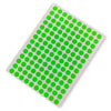 สติกเกอร์วงกลม สีสะท้อนแสง <br> ครอคโค 10มม. 1,400ดวง/แพ็ค