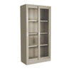 ตู้เอกสารเหล็กบานเลื่อนกระจก <br> รุ่น Friend (เฟรนด์) <br> 91.4W x 45.7D x 182.9H cm.