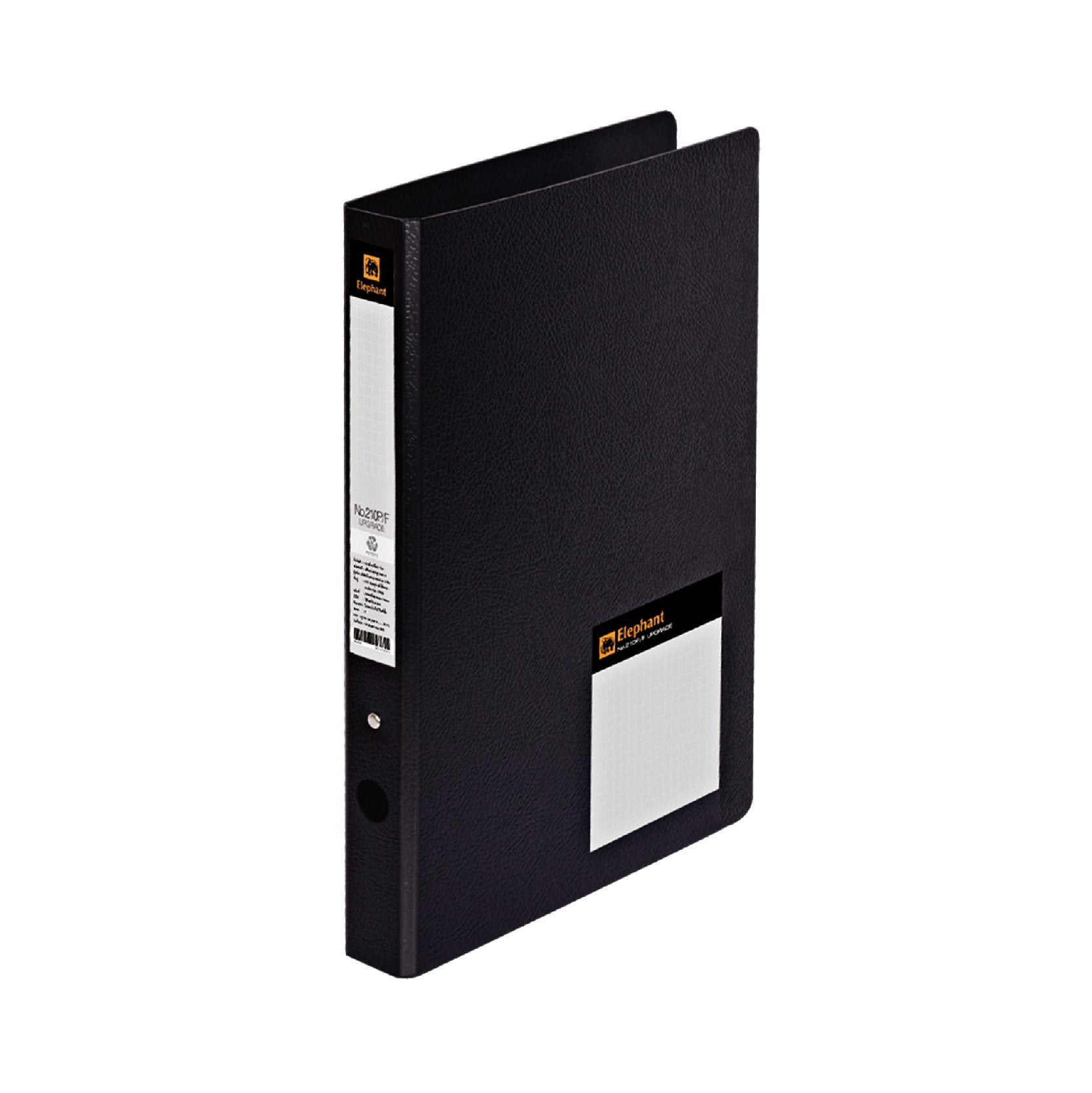 แฟ้ม 2 ห่วง ตราช้าง 210P F/A4 <br> ปกพลาสติก
