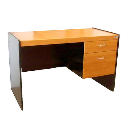 โต๊ะทำงานไม้ PVC 2ลิ้นชัก<br> ไพน์เนอรี่ 100x60x75 ซม.