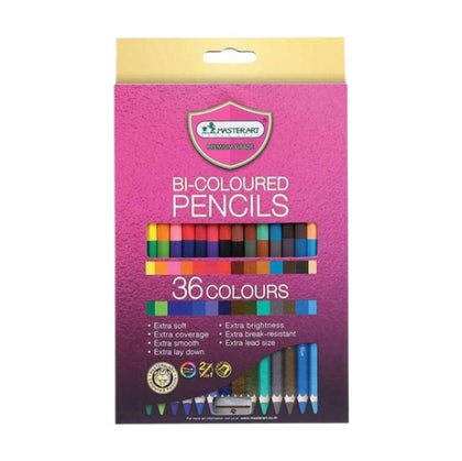 ดินสอสี มาสเตอร์อาร์ต <br> 36สี 18แท่ง (2หัว)