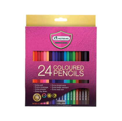 ดินสอสี มาสเตอร์อาร์ต <br> 24สี 24แท่ง