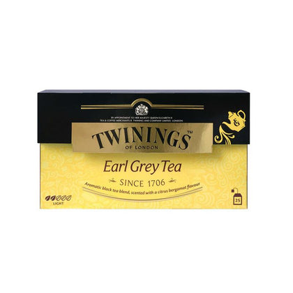 ชาอังกฤษ 2 กรัม<br> (กล่อง25ซอง) ทไวนิงส์ <br>Earl Grey Tea